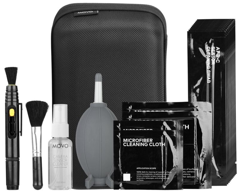 Movo Deluxe Essentials DSLR Camera Cleaning Kit Photo Walk