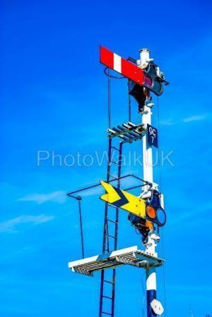 Railway signals - Photo Walk UK